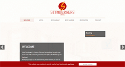 Desktop Screenshot of hotel-stumbergers.de